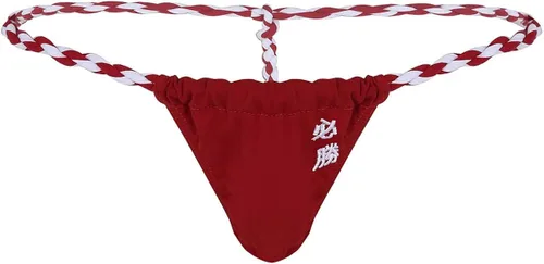 Vista 3 de iEFiEL - Tangas sexy para hombre con tacos en T, de algodón, para lencería y lucha