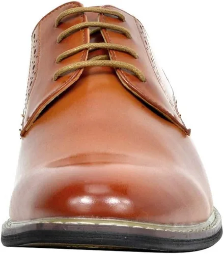 Vista 6 de Bruno Marc - Zapatos de vestir estilo Oxford con forro de cuero para hombre
