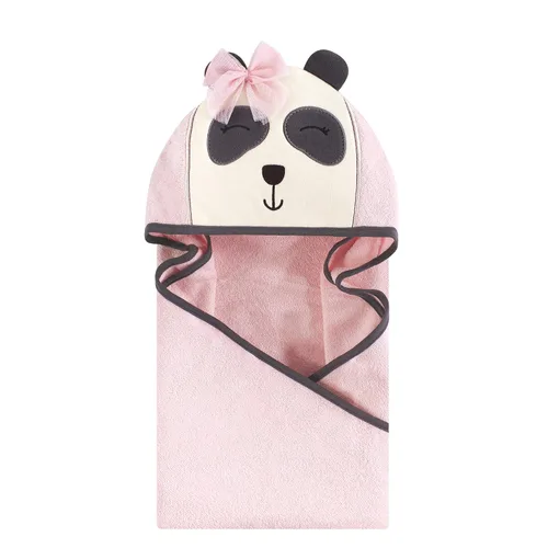 Vista 101 de Hudson Baby Toalla con capucha unisex de algodón con cara de animal para bebé, cocodrilo, talla única