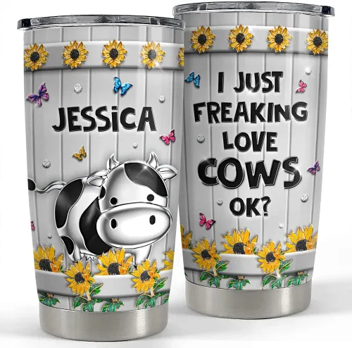 Vista 15 de SANDJEST Taza personalizada para mejores amigas de 20oz y 30oz con tapa - Regalo para mejores amigas, mujeres, niñas, hermana - Navidad, cumpleaños