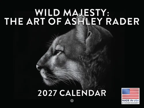 Vista 25 de Calendario mensual de pared 2025 con panda rojo, 12 meses Pandas rojos