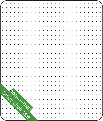 Vista 18 de 100pointONE Tapete para silla de oficina para suelos de madera dura, tapete para silla de computadora de fácil deslizamiento, protector de suelo