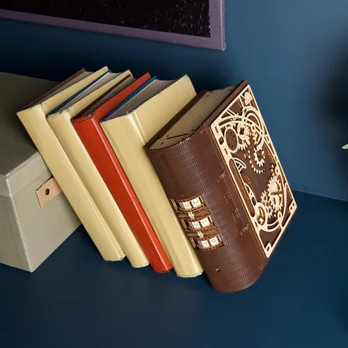 Vista 6 de UGEARS Book of Secrets - Rompecabezas 3D de madera para adultos