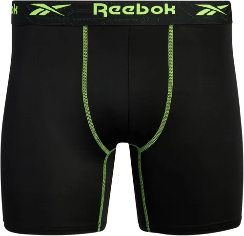 Vista 4 de Reebok Ropa interior para hombre, calzoncillos tipo bóxer de alto rendimiento (paquete de 6)