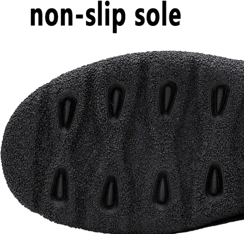 Vista 6 de YUKTOPA Zuecos de trabajo impermeables antideslizantes para hombre y mujer, resistentes al aceite, zapatos de chef de seguridad, zapatos de trabajo