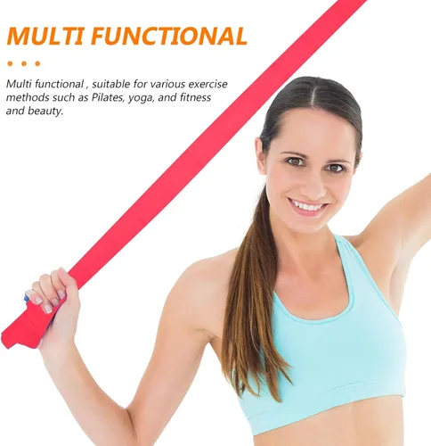 Vista 8 de Versátil banda de resistencia de yoga para entrenamiento de fuerza de cuerpo completo, estiramiento, pilates, entrenamiento, uso de banda