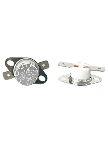 Vista 2 de 1 unids KSD301 250V 15A 150C 180C 200C 230C 245C 250C Grado Celsius Normalmente Cerrado NC Temperatura Control Térmico Interruptor (230C)