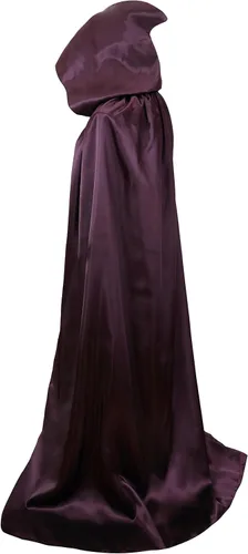 Vista 12 de VGLOOK Capa unisex con capucha para Halloween, Navidad, disfraces y fiesta Negro