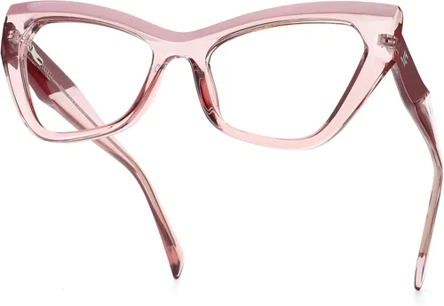 Vista 24 de Blue Light Blocking Glasses for Women Men Metal Round Frame Gris (Smoke Grey)