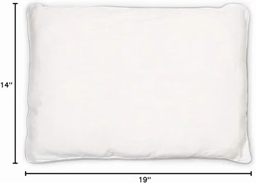 Vista 9 de Woolino Almohada para niños pequeños, almohada de dormir de lana 100 % transpirable de primera calidad y funda de algodón, tamaño de viaje