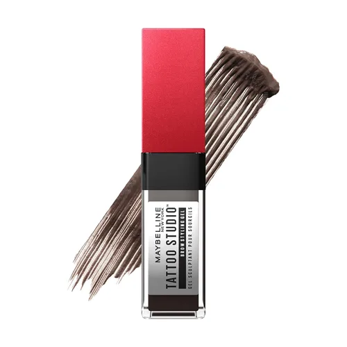 Vista 9 de Maybelline Tattoo Studio Gel de Estilo para Cejas, Maquillaje de Cejas Impermeable, Tinte para Cejas para un Uso de Hasta 36 Horas, Rubio, 1 Unidad