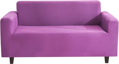 Vista 10 de Fundas de sofá de color liso, funda elástica para sofá, protector universal de muebles, suave, lavable, con parte inferior elástica, fundas de sofá