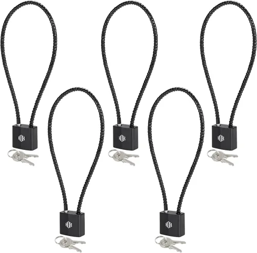 Vista 8 de HOX Cerraduras para pistola de cable con llaves, cerradura de seguridad con llave igual, para bloqueo de armas de fuego y seguridad
