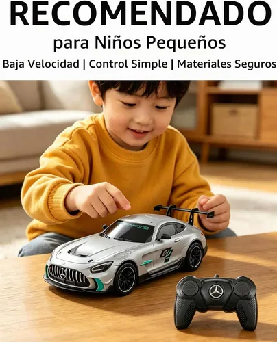 Vista 3 de RASTAR 10230 1/24 RC Car Mercedes-AMG GT2 with 2.4G Remote, Gray