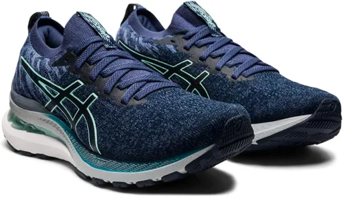 Vista 2 de ASICS Gel-Kayano 28 - Tenis de correr de punto de malla para mujer, Azul