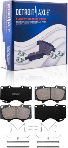 Vista 60 de Detroit Axle - Pastillas de Freno Delantero Izquierdo Reemplazo de Pinza de Disco para Ford Fusion Mazda 6 Lincoln MKZ Mercury Milan 2006-2012