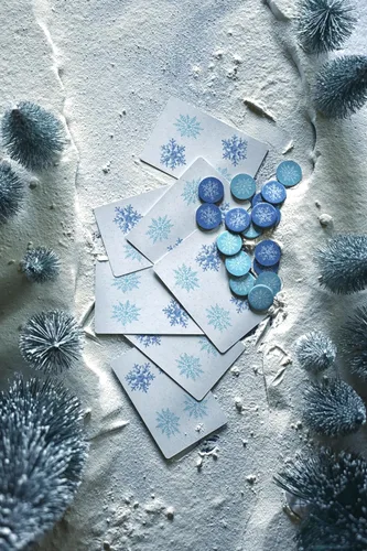 Vista 5 de Devir - Juego de mesa de invierno, juego de estrategia abstracta con control de área y colocación de cartas, juego de duelo para 2 jugadores