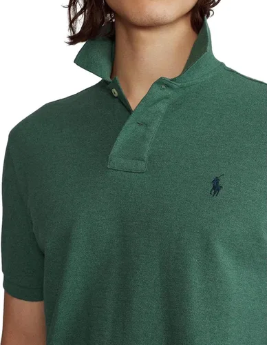 Vista 3 de Polo Ralph Lauren Nuevo polo de ajuste clásico para hombre, (Primavera/Verano 2022) Verano Verde Heather