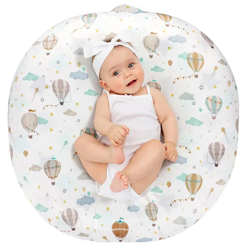 Vista 10 de DILIMI Funda para tumbona para recién nacido, ultra suave y cómoda, funda extraíble para almohada de tumbona infantil, granja (almohada no incluida)