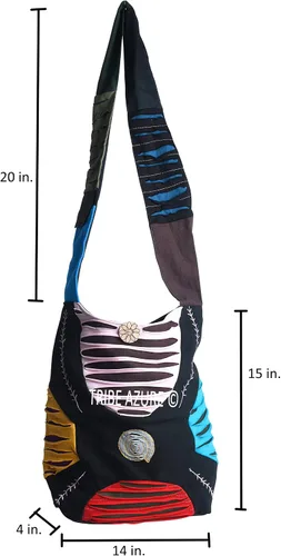 Vista 2 de Bolsos hobo para mujer, bolso hippie, bolsos de hombro para mujer, bolsos bohemios para mujer, bolsos hippie para mujer, bolsos cruzados para mujer