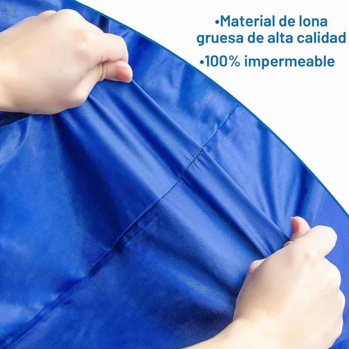 Vista 6 de Bolsa de colchón de cuna, impermeable, resistente, con cremallera fuerte, reutilizable, para moverse, color azul