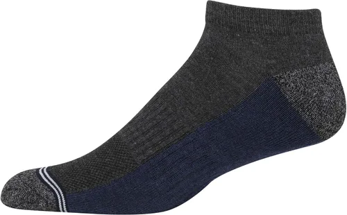 Vista 5 de Nautica Mens Performance Low Cut Socks with Cushioned Comfort 6 Pack