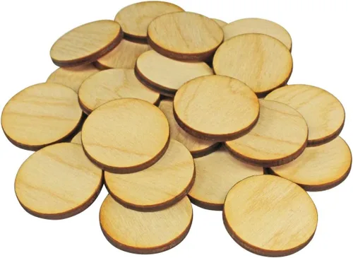 Vista 9 de LITKO Bases redondas de 1.122 in Compatible con Warhammer 40K Madera contrachapada de 0.059 in