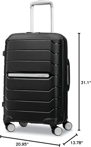 Vista 17 de Samsonite Freeform – Maleta rígida, expandible con ruedas dobles giratorias, Blanco