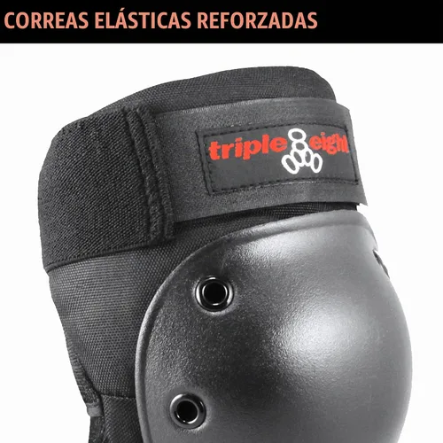 Vista 3 de Triple Eight Rodilleras protectoras (1 par), color negro, talla única