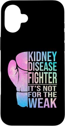 Vista 22 de iPhone 16 Kidney Disease Fighter Kidney Disease Awareness Case