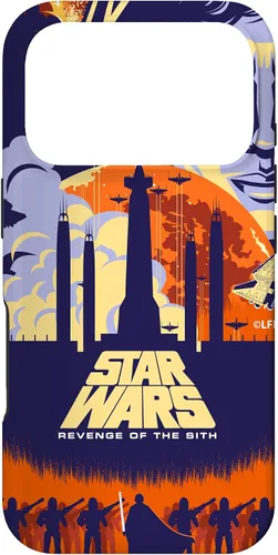 Vista 30 de Star Wars Funda con póster de película ilustrada La venganza de los Sith para iPhone 17
