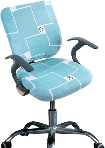 Vista 25 de Melaluxe Funda para silla de oficina de computadora, funda universal protectora y elástica para silla giratoria elástica