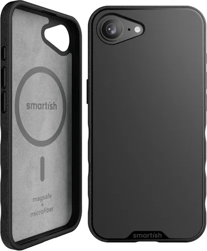 Vista 45 de Smartish® Funda delgada para iPhone 13 Pro - Gripmunk - [ligera + protectora] Funda de agarre fina - Black Tie Affair