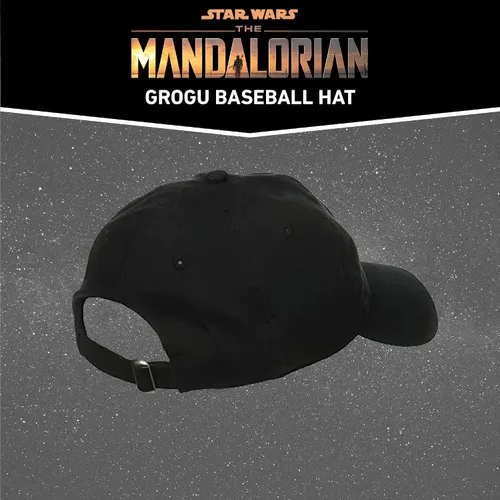 Vista 3 de Star Wars The Mandalorian The Child - Gorra de béisbol ajustable de algodón, gorra para papá Grogu