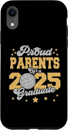 Vista 24 de iPhone 16 Parents of a 2025 Graduate Prom Graduation 25 VolleyBall Case