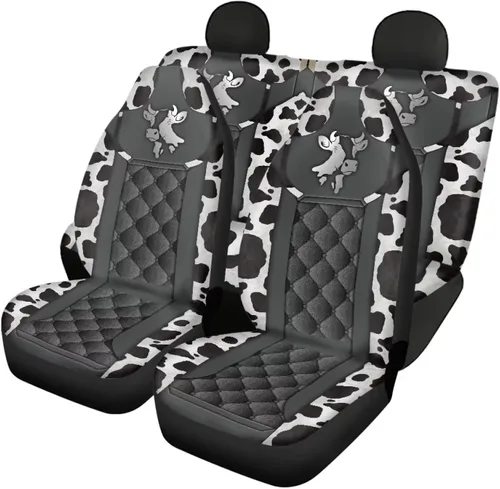 Vista 17 de Howilath 250 USA Anniversary - Juego de 4 fundas de asiento de automóvil de ajuste universal para asientos delanteros y traseros para uso en todas