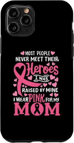 Vista 29 de Breast Cancer Awareness Wear Pink for My Mom Support Kids Case for iPhone 17