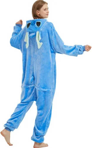 Vista 4 de Pijama unisex para adultos, disfraz de animal para Halloween