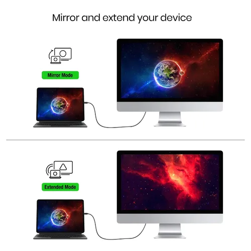 Vista 4 de Cable USB C a DisplayPort 4K @60HZ 2K a 144HZ, Thunderbolt 3 a dp compatible con MacBook pro/MacBook air/iPad pro/Surface Book/Xps/Galaxy Note/Mate