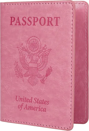 Vista 4 de labato - Cartera de piel sintética para pasaporte con tarjetero de vacuna