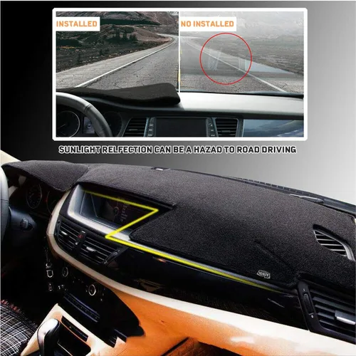 Vista 6 de MODIGT Cubierta de tablero de automóvil compatible con Toyota Camry 2018 2019 2020 2021 2022 2023 protector solar antirreflejos cubierta de tablero