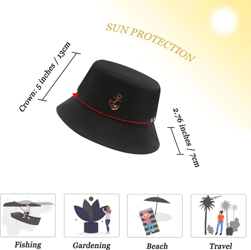 Vista 185 de ZLYC Gorra de pescador bordada de moda unisex para hombres y mujeres