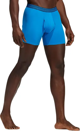 Vista 4 de adidas Men's Core Stretch Cotton Boxer Brief Underwear 4-Pack