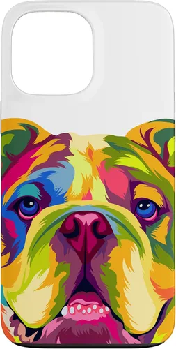 Vista 15 de Pop Art English Bulldog Dog Lover Bulldog Case for iPhone 17
