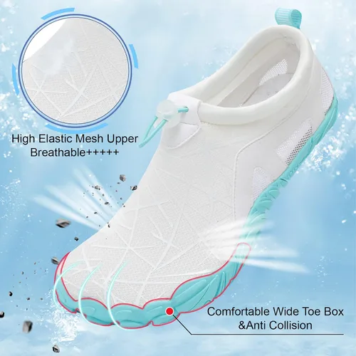 Vista 3 de Spesoul Zapatos de agua para mujer y hombre, para natación, playa, secado rápido, para piscina, senderismo, entrenamiento, deportes acuáticos al