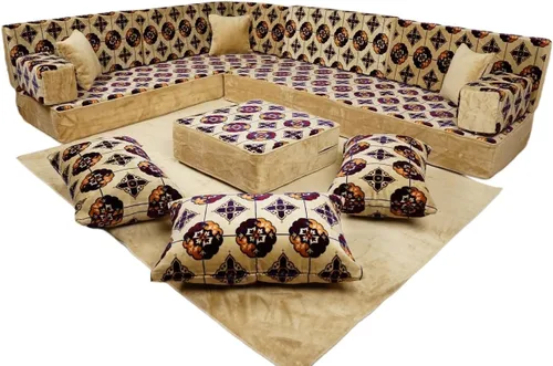 Vista 19 de arabicsofa Cojines Majlis de piso tradicionales: asientos modulares Diwan seccionales