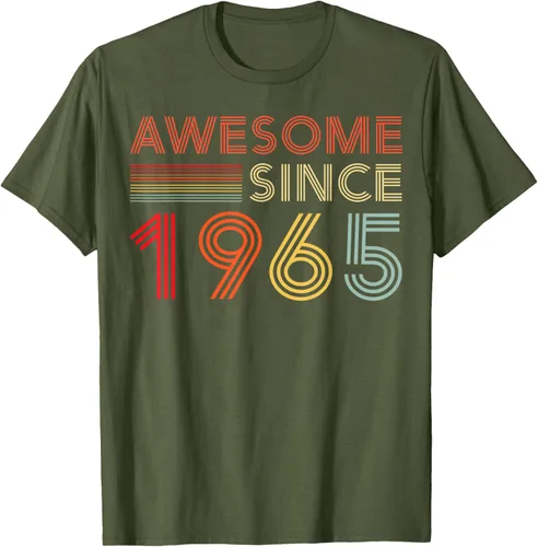 Vista 5 de Camiseta retro de 60 cumpleaños decoraciones para hombres 60 años 1965 60, Negro