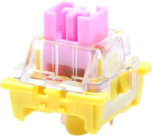 Vista 23 de KPREPUBLIC OTM Outemu - Interruptor para teclado mecánico, silencioso, lineal, táctil, océano, rojo, limón, morado, rosa, jade, lima, melocotón