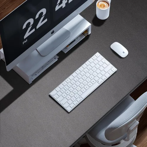 Vista 7 de Protector grande de cuero para escritorio, almohadillas de escritorio impermeables en la parte superior de los escritorios, teclado y mouse pad