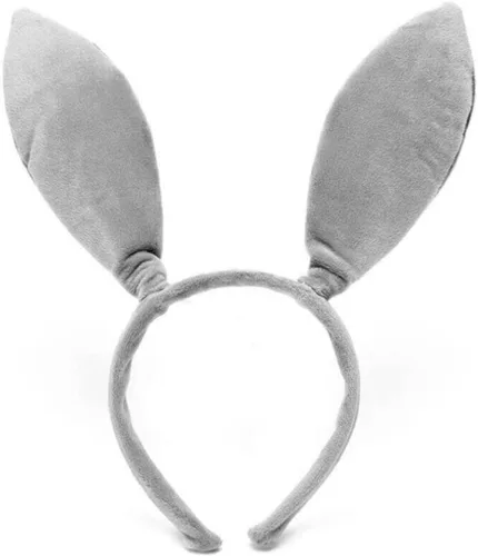 Vista 2 de Diadema con orejas de conejo, accesorios de disfraz, accesorios para cosplay, decoración de fiesta de Pascua